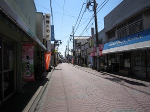 飯能ぎんざ商店街 地元で有名なのは狭山茶みたいです