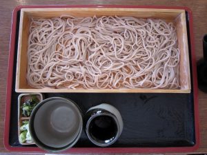 山形名物 板そば 蔵王温泉にて