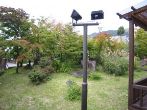 蔵王温泉 新左衛門の湯 中庭