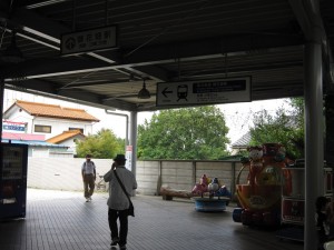 西武秩父線 西武秩父駅 秩父鉄道御花畑駅への通路の入口