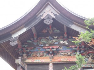 秩父神社 本殿 お元気三猿