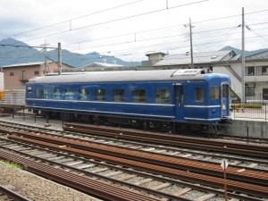 24系客車 寝台特急 富士 富士登山電車にて