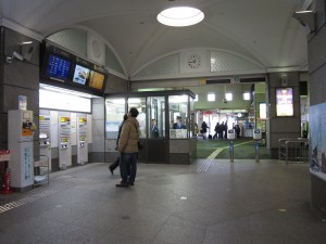 伊予鉄道高浜線 松山市駅 郊外線改札口