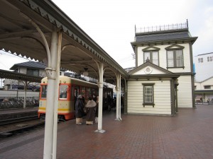 伊予鉄道 市内線 道後温泉駅 ホーム