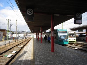 広島電鉄 宮島線 宮島口駅 ホーム
