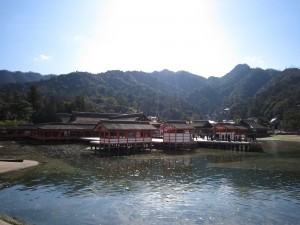 広島 宮島 厳島神社 全景