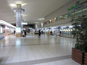 広島空港 国内線 出発ロビー