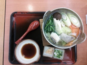 鱈ちり鍋 浅草ROX まつり湯 にて