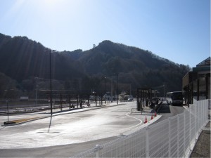JR吾妻線 長野原草津口駅 駅前バスターミナル