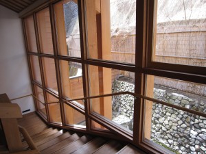 草津温泉 御座乃湯 階段の踊り場