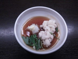 白子の揚げ出し 天然温泉平和島