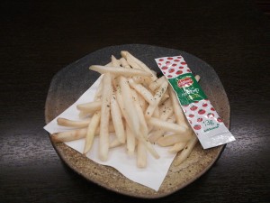 ポテトフライ 天然温泉平和島にて