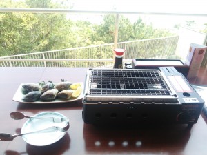 焼きはまぐり スパ&リゾート犬吠埼 太陽の里にて