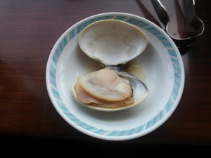 焼きハマグリ スパ&リゾート犬吠埼 太陽の里にて