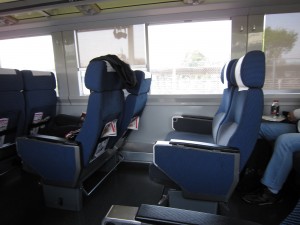 JR東日本 255系 シート 横から