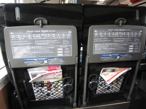 JR常磐線 E657系 特急ときわ シート背面