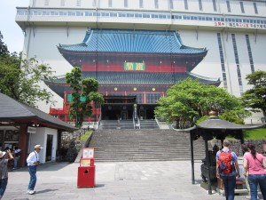 日光山輪王寺 本殿 工事中でした