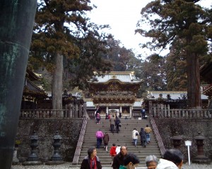 日光東照宮 陽明門 工事をする前の写真