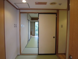 日光グランドホテル ほのかな宿 樹林 和室 間仕切りのふすま