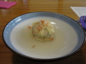 日光グランドホテル ほのかな宿 樹林 夕食 その1 途中で出てくる煮物