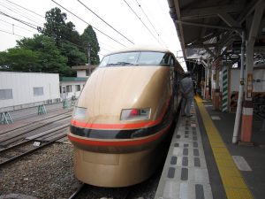 東武鬼怒川線 特急スペーシアきぬ 日光詣号 前面 下今市駅にて撮影