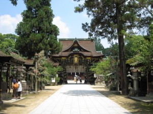 北野天満宮 本殿への入口