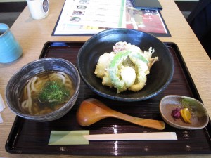 居酒屋かわばた屋 はも天丼 小うどん付き