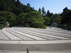 銀閣寺 慈照寺銀閣 銀沙灘