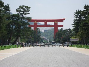 京都 平安神宮 大鳥居