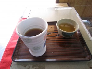 冷やしあめ 清水寺の近くの茶店にて