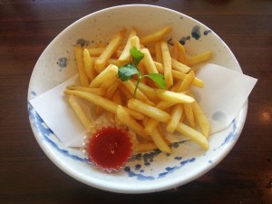 ポテトフライ 横須賀温泉 湯楽の里にて