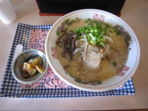 砂むし会館 砂楽 豚骨ラーメン