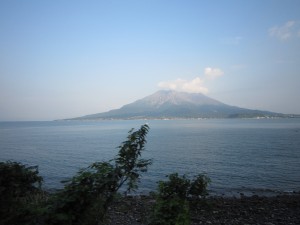 カゴシマ シティビューから見える桜島