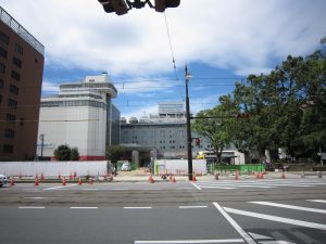 熊本交通センター 様子がおかしいと思ったら工事中でした