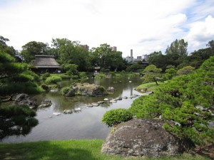水前寺成趣園 古今伝授の間が見えます