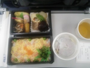 プレミアムクラスのお食事 鹿児島-羽田 中身