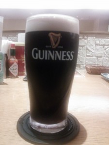 ギネスビール GUINESS SKYSPAにて