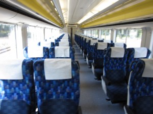 JR内房線 E257系 特急さざなみ 車内