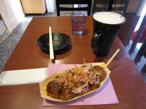 蛸薬師 わなか たこ焼き8個入り 生ビール