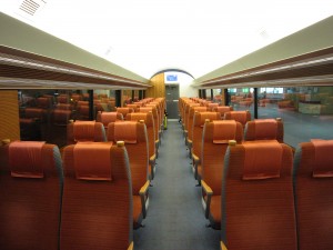 小田急電鉄 50000型 特急ロマンスカー VSE 車内