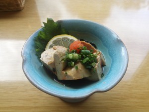 鮟肝ポン酢 舞浜ユーラシアにて