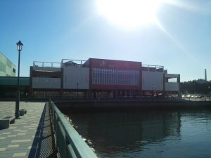 湯の郷 ほのか 千葉蘇我 建物 フェスティバルウォーク蘇我内にあります