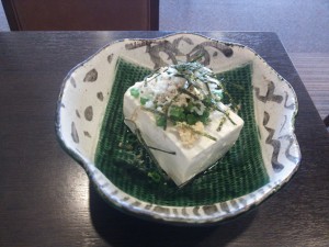 冷や奴 湯の郷 ほのか 千葉蘇我 にて