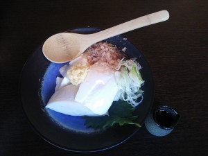 すくい豆腐 杉戸天然温泉 雅楽の湯にて