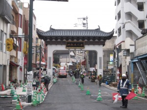 長崎新地中華街 唐人屋敷跡 入り口