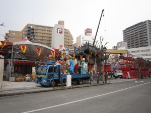 長崎新地中華街 湊公園 新雪に向けて絶賛工事中です