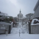 大浦天主堂 この日は大雪でした