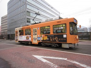 長崎電気軌道 1500型 築町電停にて