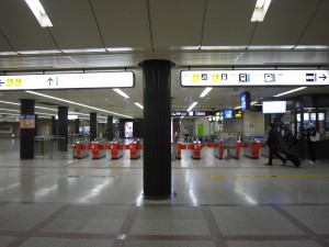 福岡地下鉄空港線 博多駅 筑紫口改札口