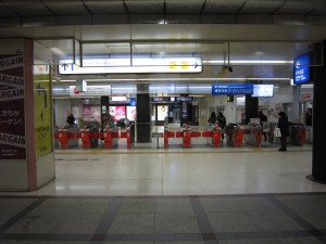 福岡地下鉄空港線 博多駅 博多口改札口